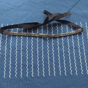 Elegant Black and Silver Headband